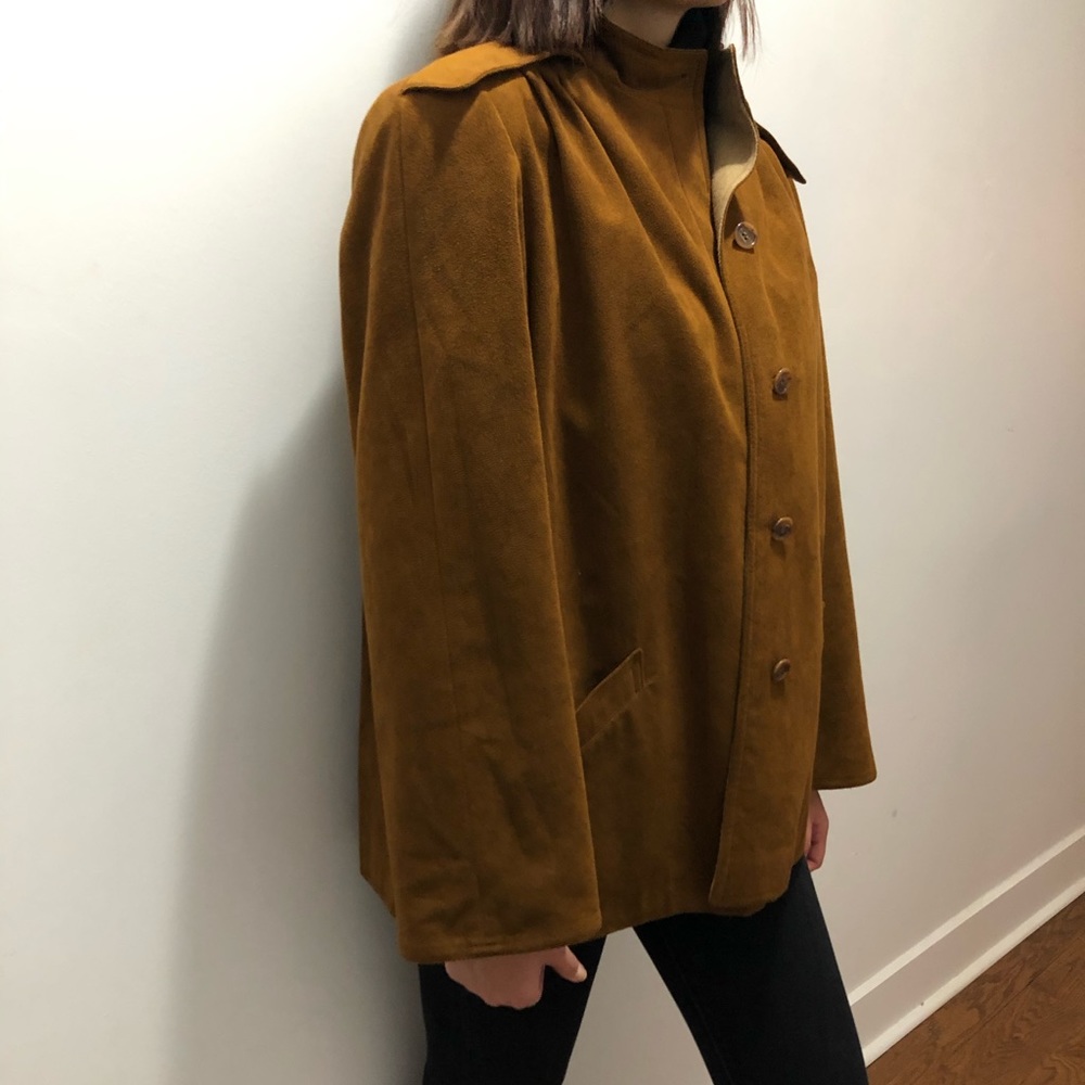 Faux suede jacket